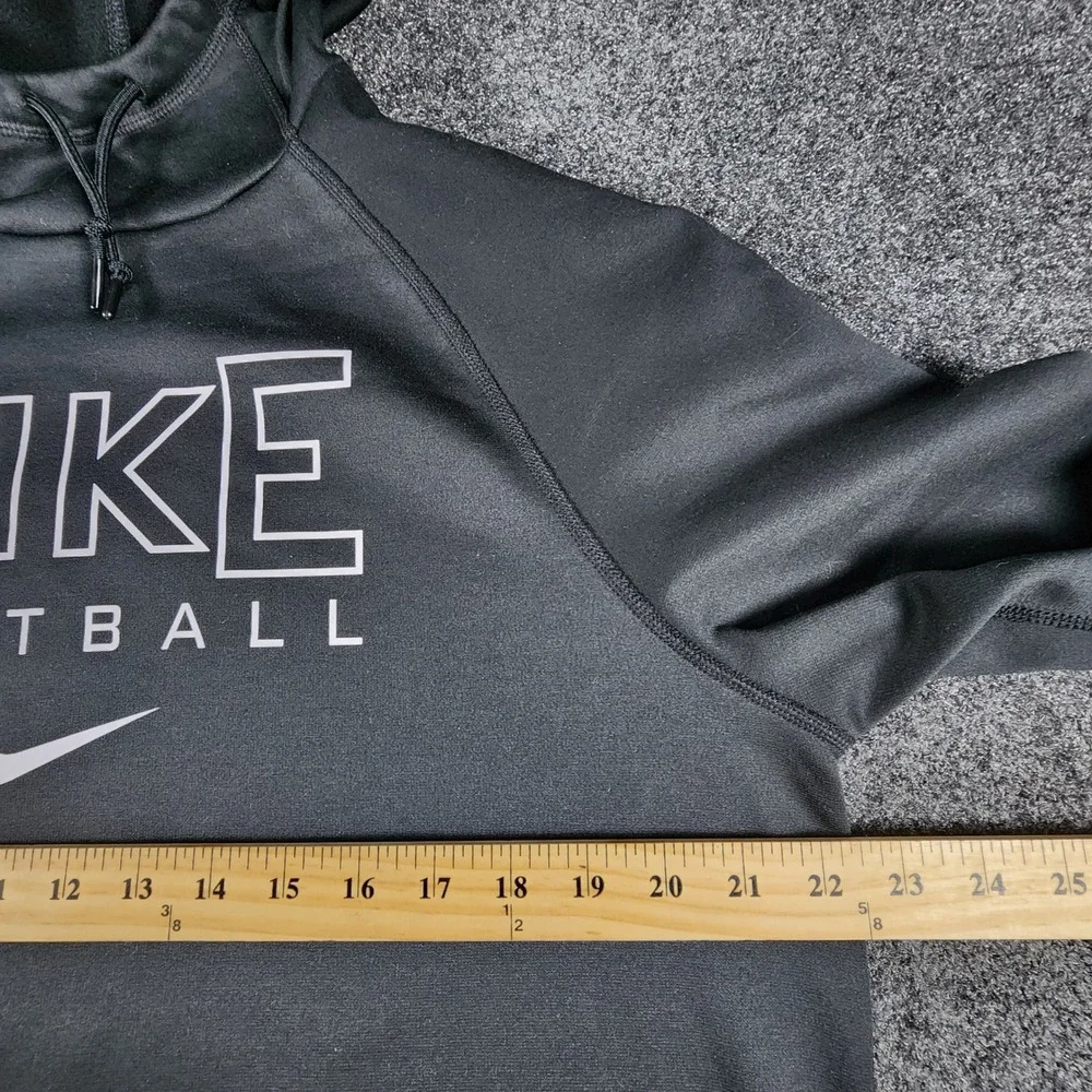 Nike Softball Hoodie Women's Large Black Therma-FIT Pullover DC7225-010